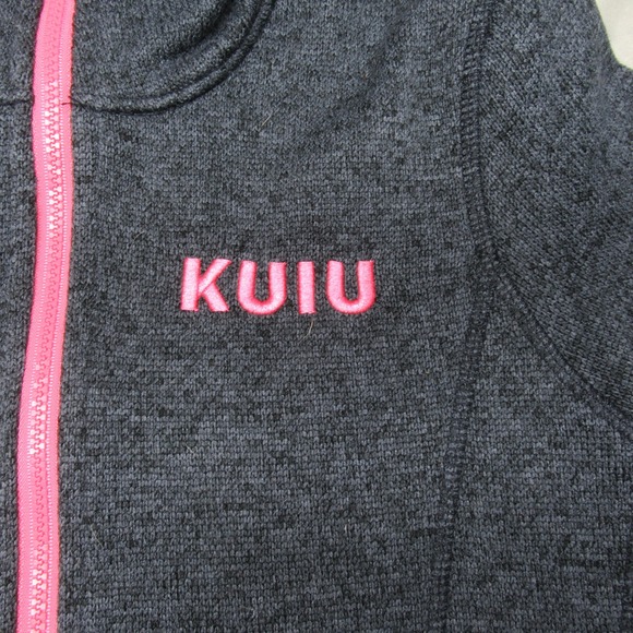 KUIU Base Camp Jacket Womens Medium Gray High Loft Sweater Fleece Full Zip HIke - Picture 3 of 13